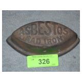 VINTAGE CAST IRON ASBESTOS SAD IRON