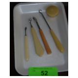 VINTAGE CELLULOID MANICURE TOOLS
