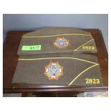 2 VINTAGE WOOL VFW HATS