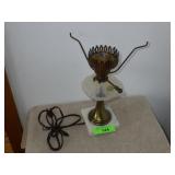 VINTAGE MURANO GLASS LAMP BASE (NO SHADE)