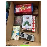 ASST. GAMES, FLASH CARDS, PARADE FLAGS