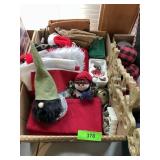 CHRISTMAS STOCKINGS, BURLAP BAGS, ORNAMENTS, ETC