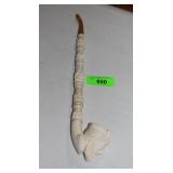 VINTAGE MEERSCHAUM CARVED PIPE 16'