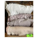 TWIN FITTED SHEETS, FULL MATTRESS PAD, LAUREN>>>