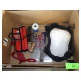 KNEE PADS, ROLL PIN PUNCHES, ANGLE-IZER, BATTERY>