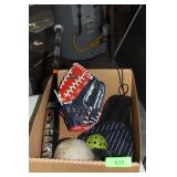 FRANKLIN MITT (12'), EASTON BAT, PICKLEBALL SET