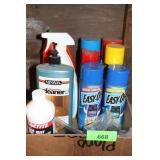 FLOOR CLEANER, OVEN CLEANER, BUG SPRAY, PLEDGE, >>