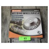NIB WEEDING WHEEL BRUSH