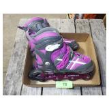 AIRWALK INLINE SKATES (SIZE 1-4) *1 MISSING WHEEL*