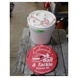 FOAM COOLER, ICE FISHING HOLE COVER