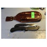 KODI-SKINNER KNIVES IN OUTDOOR EDGE LEATHER SHEATH