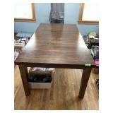 DINING ROOM TABLE (60 x 42) & 1 LEAF (18')