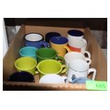 ASST. MUGS - FIESTA, NORMAN ROCKWELL, JOHN HINDE>>