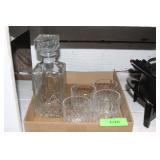 WHISKEY SET - DECANTER & OLD FASHIONED GLASSES