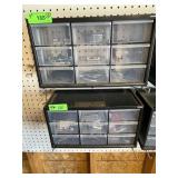2 PARTS BINS W/ ASST. PARTS