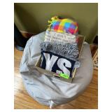 BEAN BAG CHAIR, AST. THROWS