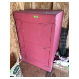 WOODEN CABINET **BRING HELP**  30 x 24 x 46