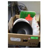 CERAMIC BOWL & PIE PAN, BABY BOTTLE DRYING RACK, >