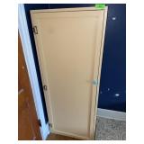 WOODEN CABINET / CLOSET 24 X 17 X 60 *BRING HELP*