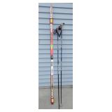 ATOMIC CROSS COUNTRY SKI'S (75') W/ SWIX POLES