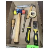 MALLET / HAMMER, SCRAPERS, CHISELS, UTILITY KNIF>>