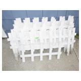 WOODEN GARDEN FENCING (14 PCS. 36' LONG, 18' HIGH>