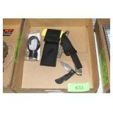 NIP RUGER CABLE LOCK, REMINGTON KNIFE, WNOA KNIFE>