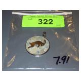 VINTAGE STERLING SILVER? (SEE STAMP) RABBIT >>>>>