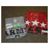 2 NIP SHIRTS (BEST GRANDPA -L) & (ARMY - XL)