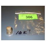 10K ? GOLD SIMMONS THIMBLE  3 GRAMS (SEE PIC OF>>>