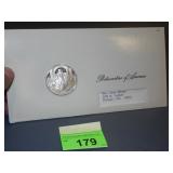 1974 STERLING SILVER POSTAL COMMEMORATIVE COIN>>>