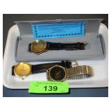 3 MOHICAN NORTH STAR CASINO WATCHES (UNTESTED)
