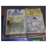 VINTAGE NEW YORK WORLD FAIR SILK SCARF