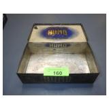 VINTAGE HUMO METAL CIGAR BOX