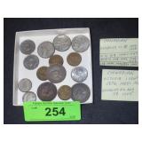 ASST. VINTAGE FOREIGN COINS
