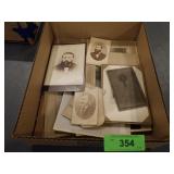 VTG BLACK & WHITE & SEPIA PHOTOS & CABINET CARDS
