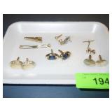 VINTAGE CUFFLINKS, TIE TACKS, TIE CLASPS (SWANK>>>