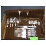 STERLING SILVER FORKS ( 310G), SPOONS (122G) &>>>