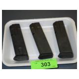 3 SIG SAUER 9MM 13 RD CLIPS