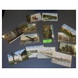 ASST. VINTAGE POSTCARDS, LAKE GENEVA, ELKHORN, ETC
