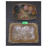 1944 MULTI-PRODUCTS TRAY & FLORIDA SOUVENIR BOWL