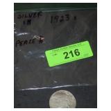 1923 SILVER LIBERTY HEAD PEACE DOLLAR