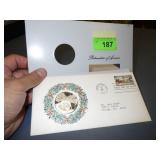 1974 STERLING SILVER POSTAL COMMEMORATIVE COIN>>>