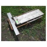 VINTAGE HANDMADE SLED :)