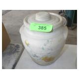 VINTAGE RANSBURG? HAND PAINTED COOKIE JAR