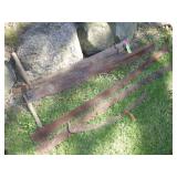 VINTAGE 2 MAN SAW BLADES