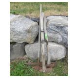 PICK AXE, HOE, AXE, WEDGE