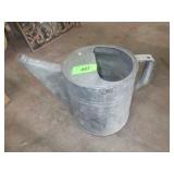VINTAGE GALVANIZED WATERING CAN (NO SPOUT)