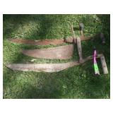 3 VINTAGE HAY KNIVES