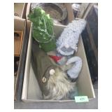 FAUX MOSS BIRDHOUSE, GNOMES